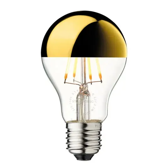 LED-Leuchtmittel E27 Kopfspiegel gold 3,6W 2.700K dim Wochenendangebot