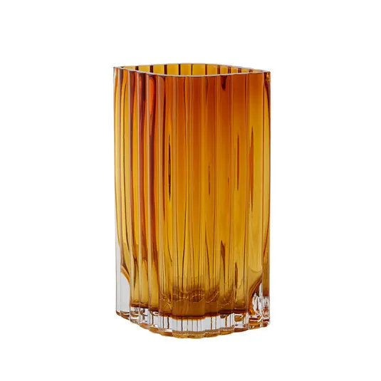 Neu Folium Vase H20 Bernstein - AYTM