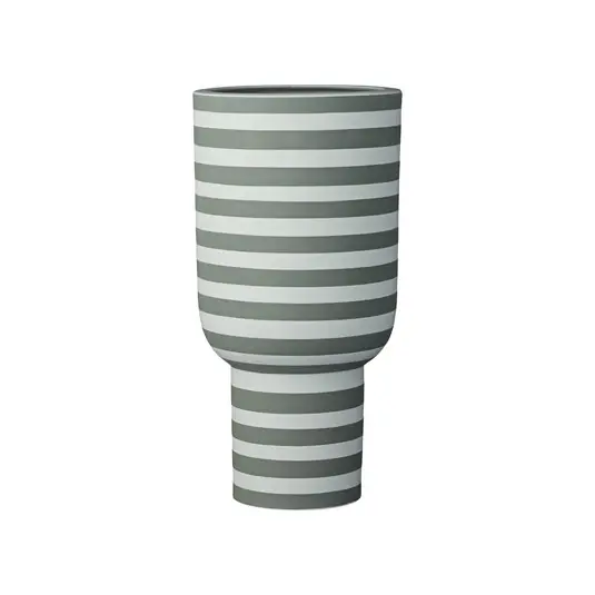 Varia Sculptural Vase Dusty Grün/Forest - AYTM Neu