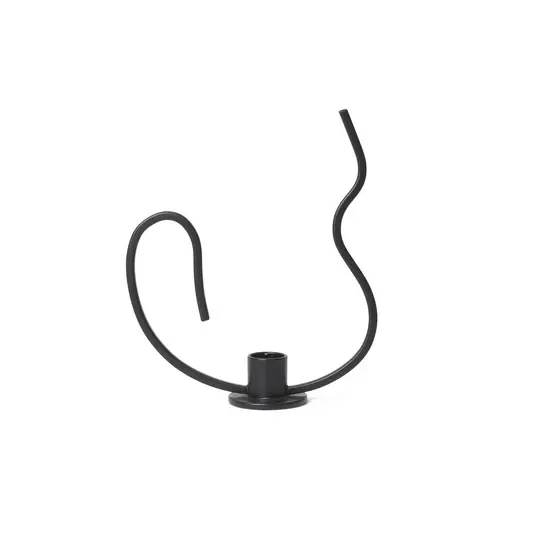 Valse Kerzenhalter Low Black - Ferm Living Neu Im Sortiment