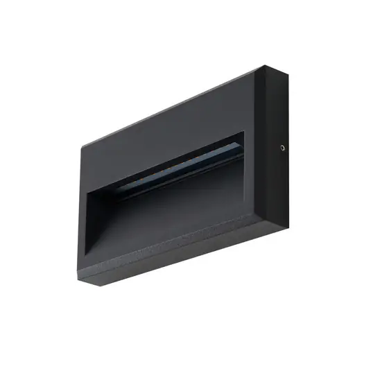 Weno LED-Außenwandleuchte, schwarz, Alu, IP65 - Lucande Jetzt Bestellen