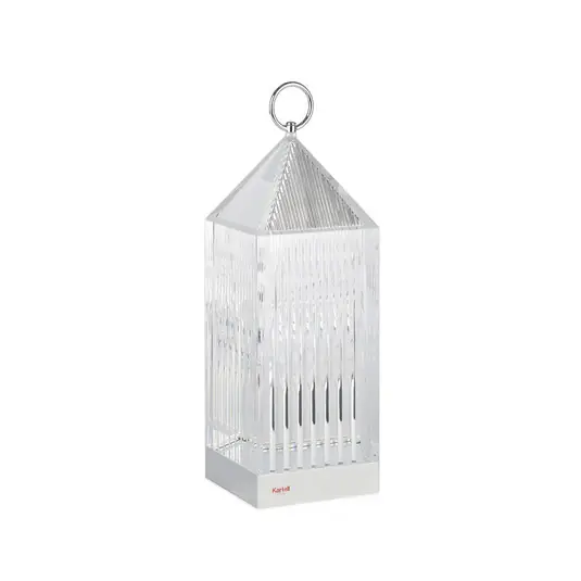 Begrenztes Angebot Lantern Portable Tischleuchte V2 Crystal - Kartell
