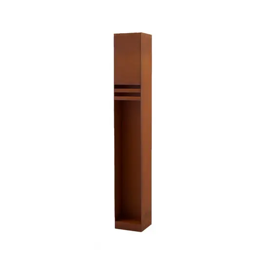 Preiswert Oxido LED Poller Rost H80 - Lucande