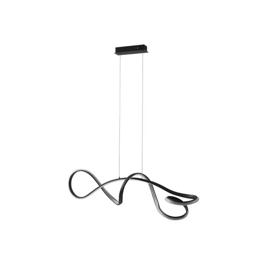 Bestpreis Rodado LED Pendelleuchte Schwarz - Lucande