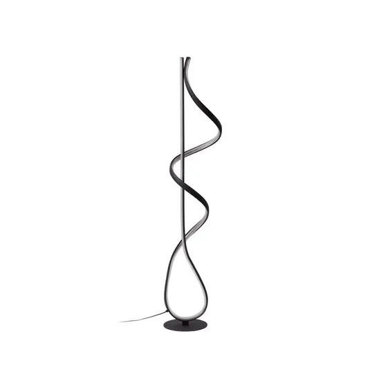 Rodado LED Stehleuchte Schwarz - Lucande Abverkauf