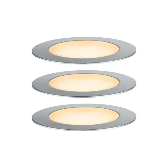 Plug & Shine LED-Einbaulampe 2 W 3er-Set, IP67 - Paulmann Ausverkauf