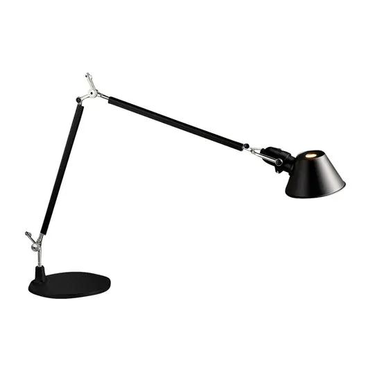 Tolomeo Tischleuchte E27 Schwarz m/Schwarz Fuß - Artemide Begrenztes Angebot