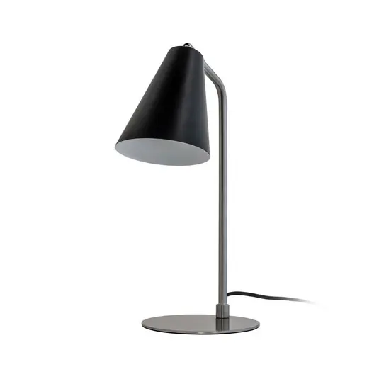 Preis Gesenkt Oswald Tischleuchte Black/Steel - Dyberg Larsen