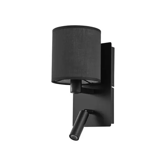 Aiden Wandleuchte 30 cm schwarz E14 LED-Leselicht - Lindby Sale