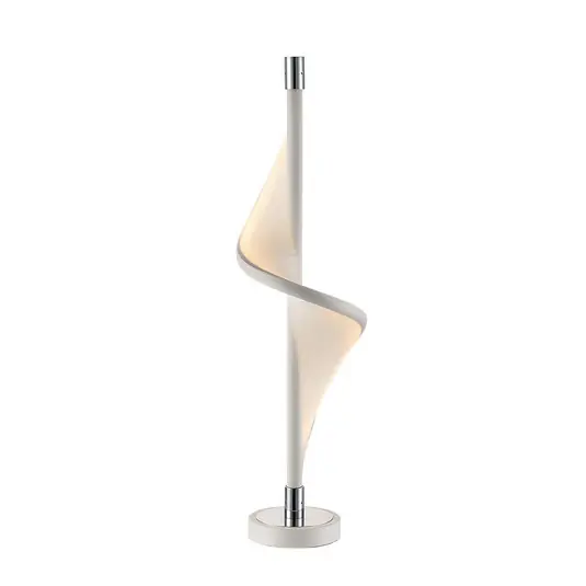 Edano LED Tischleuchte White/Chrome - Lucande Meistverkauft