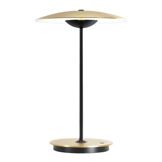 Ginger LED-Akkutischlampe Alu, messing/weiß - MARSET Neue Ware