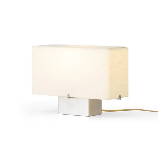 Jetzt Bestellen Nonna Tischlampe alu-/sandfarben, 24 cm, Metall/Stoff - Audo