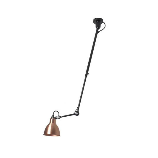 Echt 302 Deckenleuchte Schwarz/Kupfer - Lampe Gras