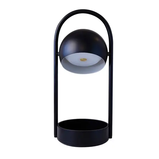Ball Portable LED-Akku-Tischleuchte, schwarz - FRANDSEN Aktuell