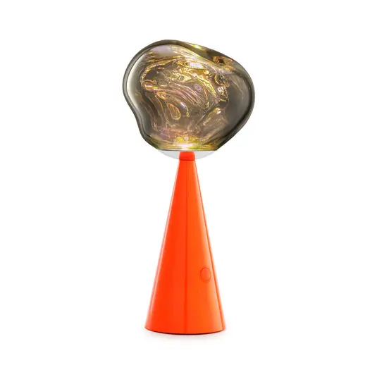 Sichere Zahlung Melt LED-Akku-Tischlampe fluoro/rot 29 cm IP44 - Tom Dixon