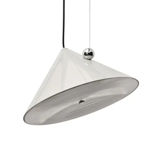 Saisonangebot Pose LED-Hängelampe grau-beige Ø 43 cm Stahl dim - Tom Dixon