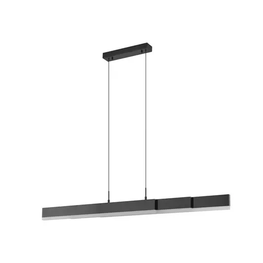 Torven LED-Hängeleuchte, schwarz, ausziehbar, CCT - Lucande Sonderaktion