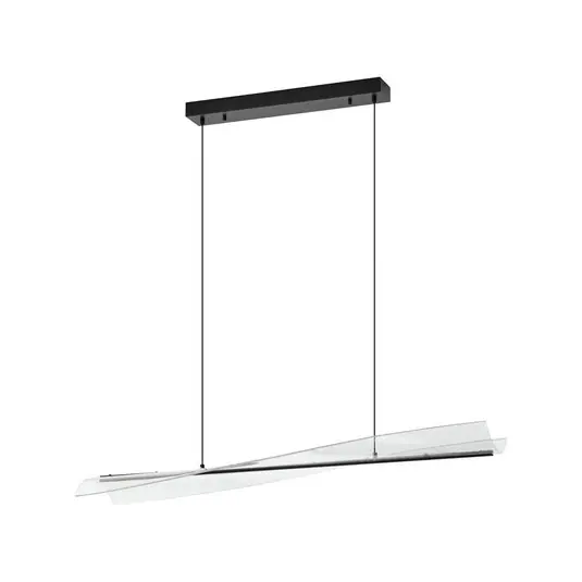 Vellia LED-Hängeleuchte 112 cm CCT schwarz - Lucande Top-Angebot