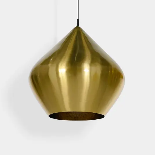 Bestseller Beat Stout LED Pendelleuchte Brushed Brass - Tom Dixon