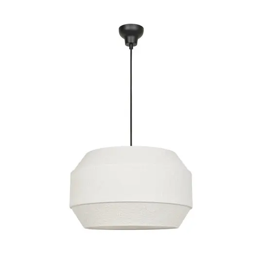 Cosiness Hängelampe Ø 46 cm, weiß, Stoff - MARKET SET Markenprodukt