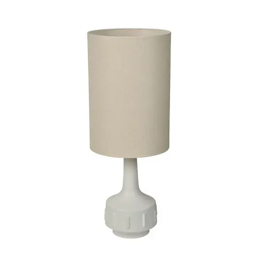 Jimmy Tischlampe, weiß/beige, Höhe 83 cm - MARKET SET Letzte Chance