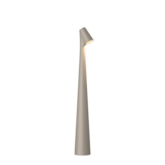 Africa Portable, dunkelbeige, Höhe 40cm, LED, Akku - Vibia Geprüft