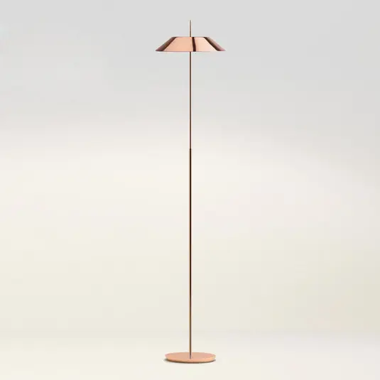 Aktuell Mayfair LED-Stehleuchte, kupfer glänzend - Vibia