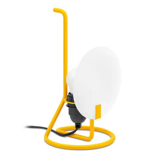 Markenware Bugia LED-Tischleuchte, gelb, Höhe 26,3 cm - Stilnovo