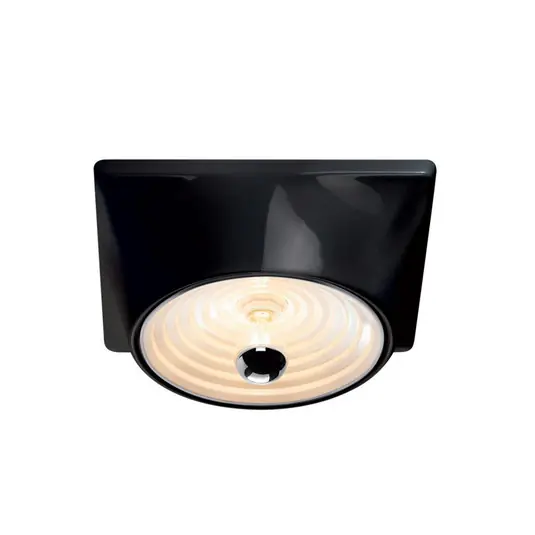 Goletta Deckenlampe, schwarz glänzend, 36 cm - Stilnovo Nur Für Kurze Zeit