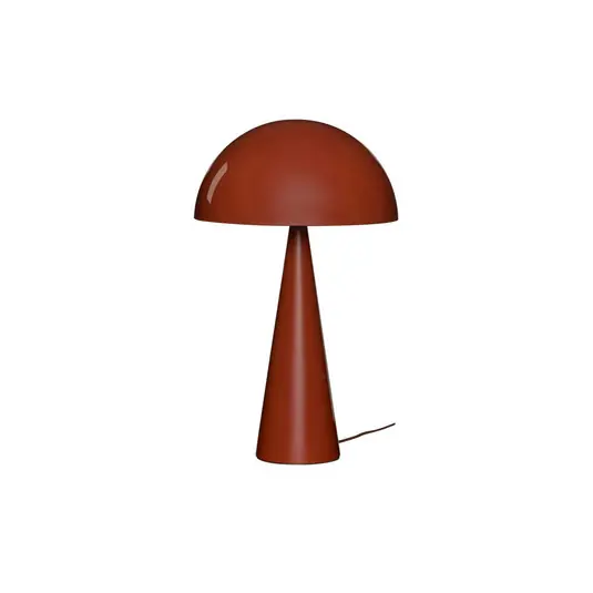 Begrenztes Angebot Mush Tischlampe, braun, Metall, Höhe 50 cm - HÜBSCH
