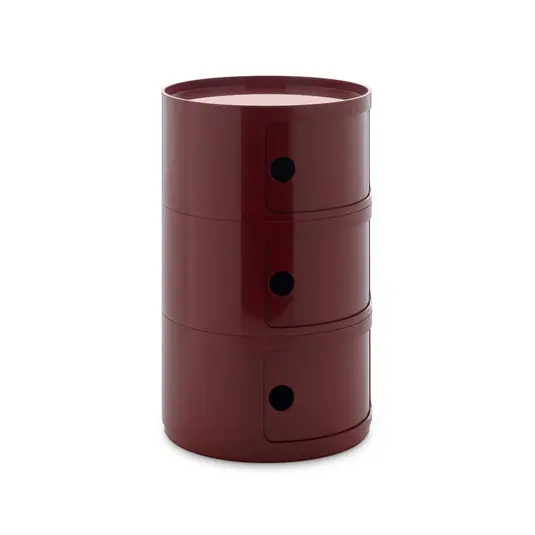 Sonderangebot Componibili Big Container, rot, 3 Elemente, Höhe 69,5 cm - Kartell