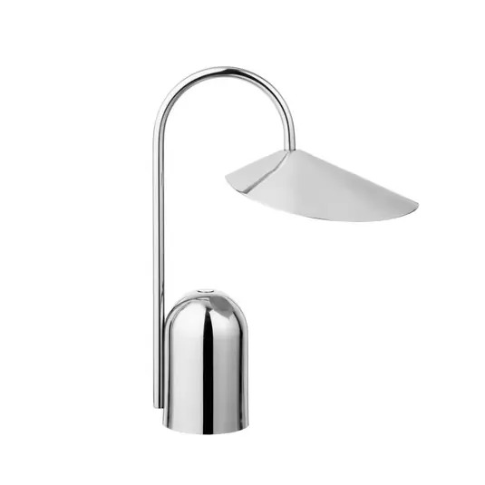Meistverkauft Arum LED-Akku-Tischlampe, Edelstahl, Höhe 30cm - ferm LIVING