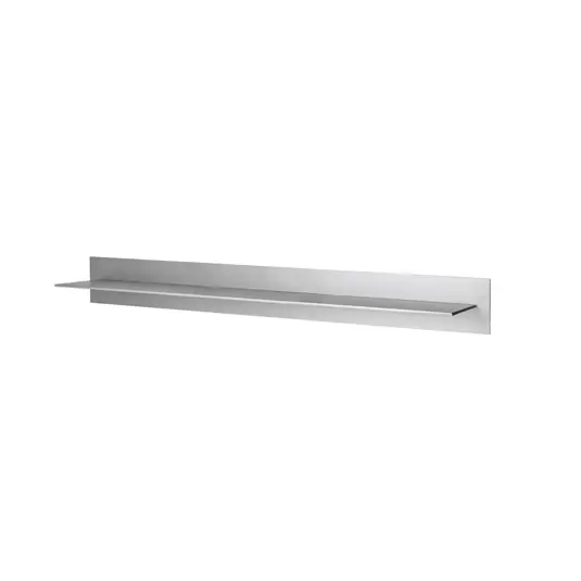 Preisknaller Lager single Wandregal, Breite 85 cm, Aluminium - ferm LIVING