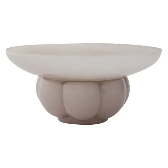 Preis Gesenkt Schale Uva, taubengrau, Glas, Ø 33 cm - AYTM
