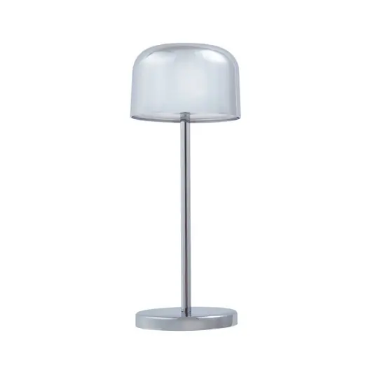 Quill LED-Akku-Tischleuchte, CCT, chrom, dimmbar - Lucande Neu Im Sortiment