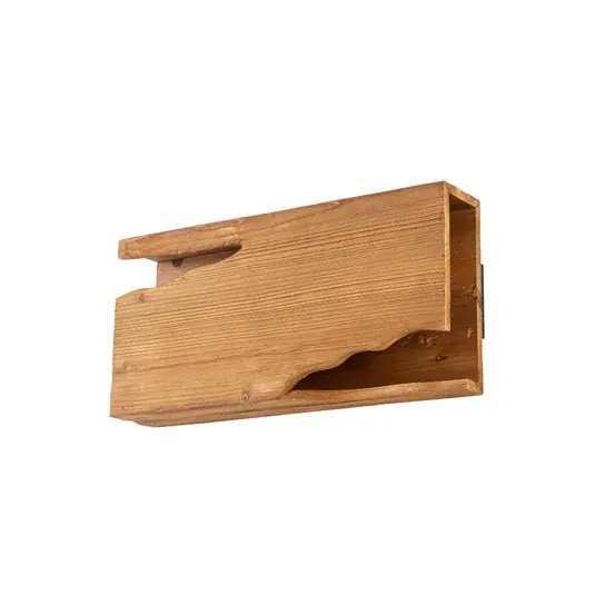 Tarry Wandleuchte, Holz, Breite 45 cm, 2 x E14 - Lucande Direkt Vom Hersteller