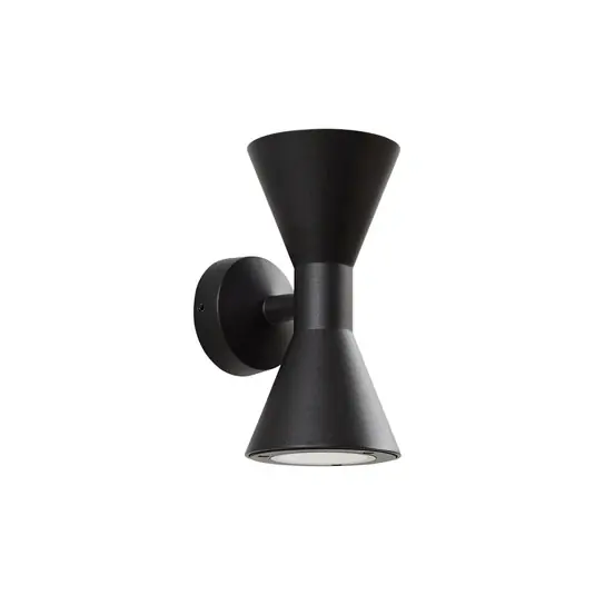 Xalor Außenwandleuchte, Metall, schwarz, GU10, IP65 - Lucande Günstig