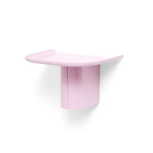 Mega-Angebot Korpus Wandregal mit Kleiderhaken, rosa, 35 cm - HAY