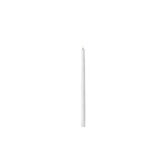 Bestseller TALL TAPER LED-Kerze, weiß, Höhe 40 cm - Uyuni Lighting