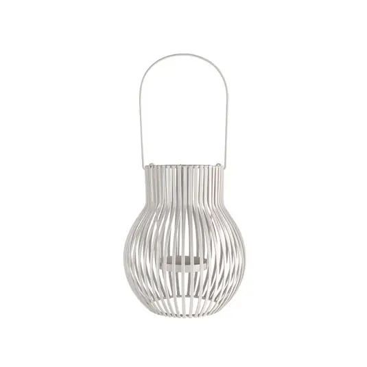 Sonderangebot UPSIDE DOWN Laterne Medium Outdoor hellgrau - Uyuni Lighting