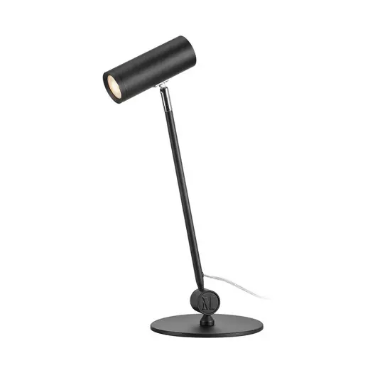 Arlo LED-Tischleuchte, schwarz, Eisen, Höhe 52,8 cm, dim. - Markslöjd Direktkauf