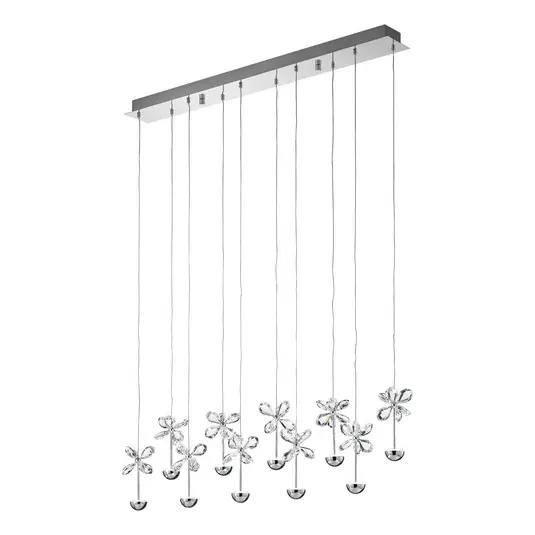 Pianopoli Hängelampe chrom Länge 87 cm - EGLO Stars Of Light Neuheit