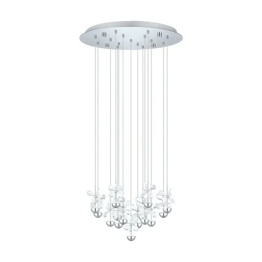 Expressversand Pianopoli Hängelampe chrom 50x113 cm - EGLO Stars Of Light