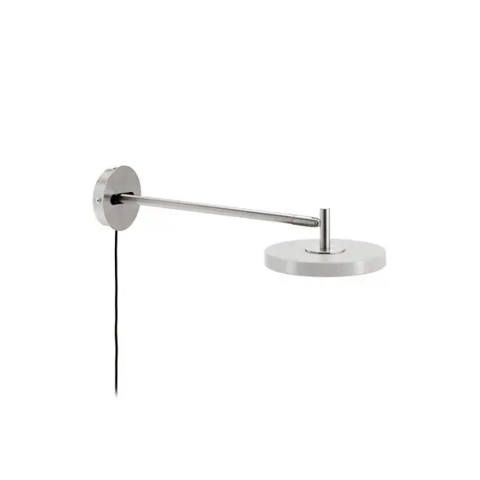 Nur Heute Asteria Long LED-Wandlampe, grau, Stahl, Stecker - UMAGE