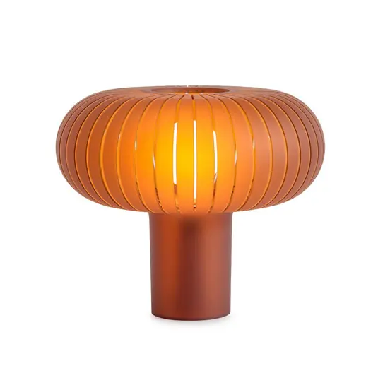 Zertifiziert Tischleuchte Teresa Frozen, amber, dimmbar, E27 - Kartell