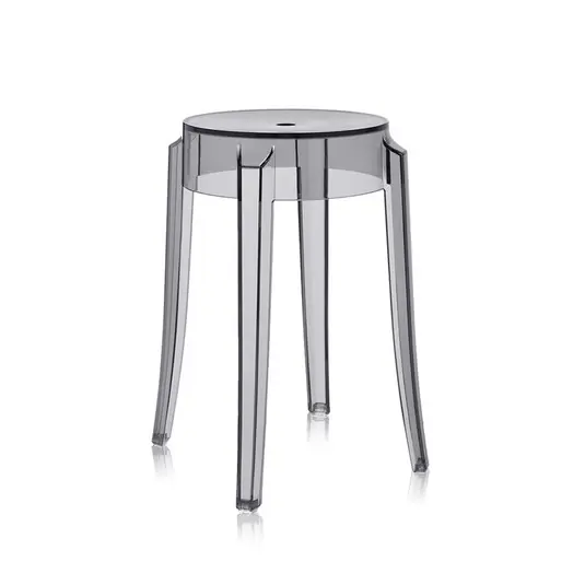 Charles Ghost Hocker, rauchgrau, Höhe 46 cm - Kartell Sofort Bestellen
