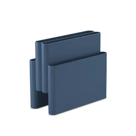 Zeitschriftenhalter, blau, Länge 40 cm, Höhe 35 cm - Kartell Markenprodukt