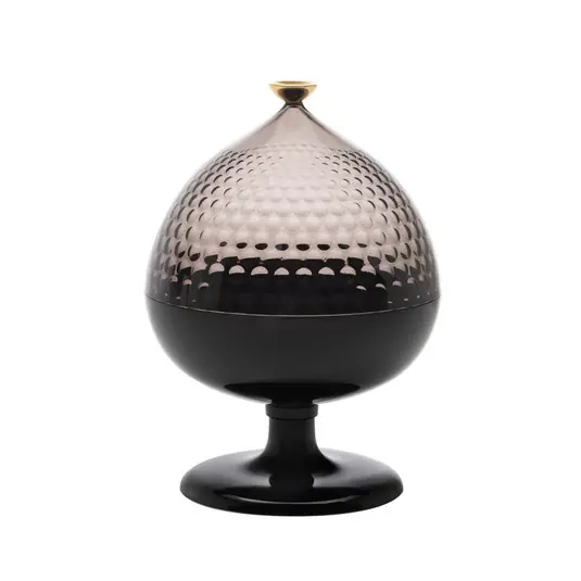 Ausverkauf Pumo Dekoschale, rauchgrau, Höhe 29 cm - Kartell