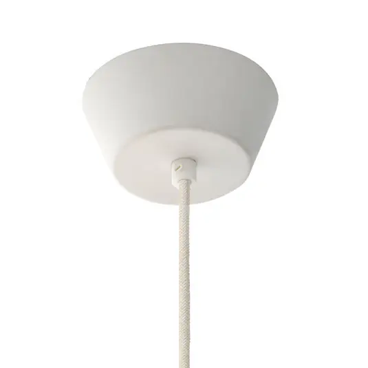 Sonderangebot Ceramic Baldachin, zylinderform, weiß, Ø10cm, 5cm - Moebe
