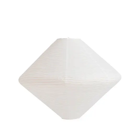 Diamond Lampenschirm, Ø80 cm, weiß, Papier/Bambus - HAY Neu